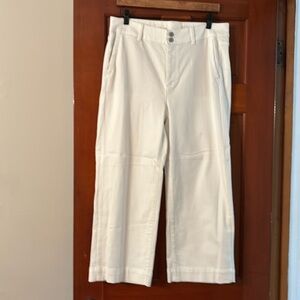 Talbots High Waist Wide Crop Pants